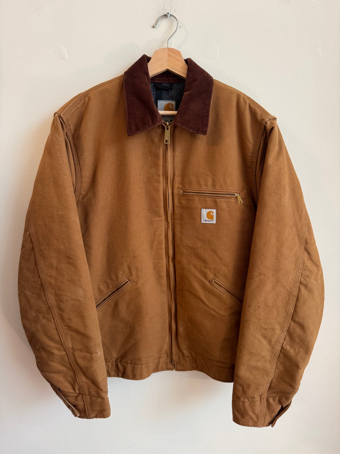 2018 Carhartt Tan Detriot Essential Jacket (M)