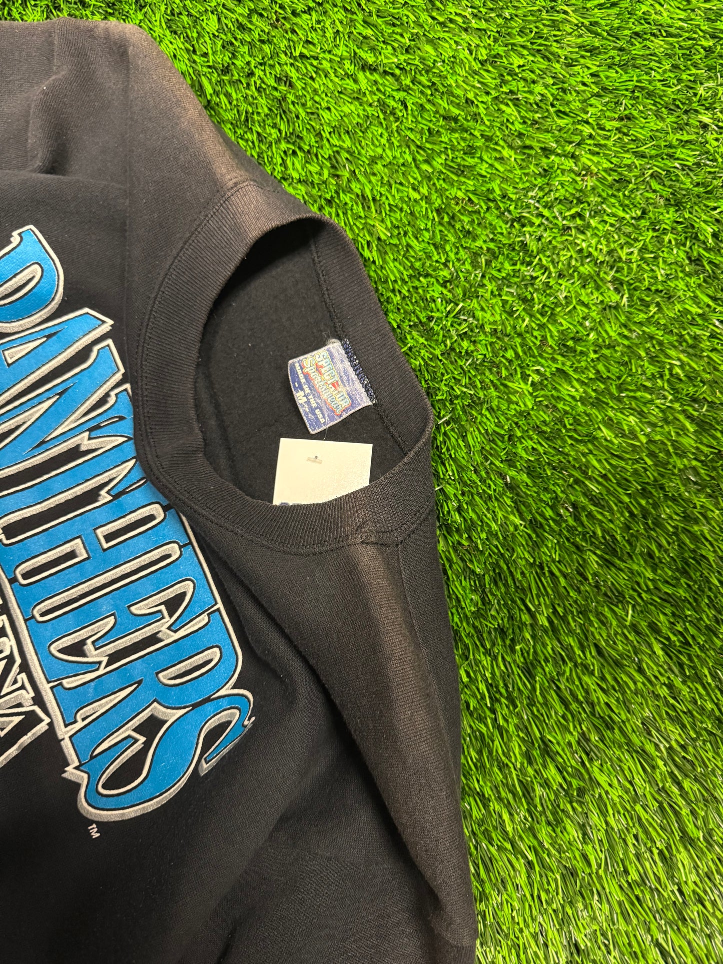 1993 Carolina Panthers Spell Out Spectator Vintage Crewneck (M)