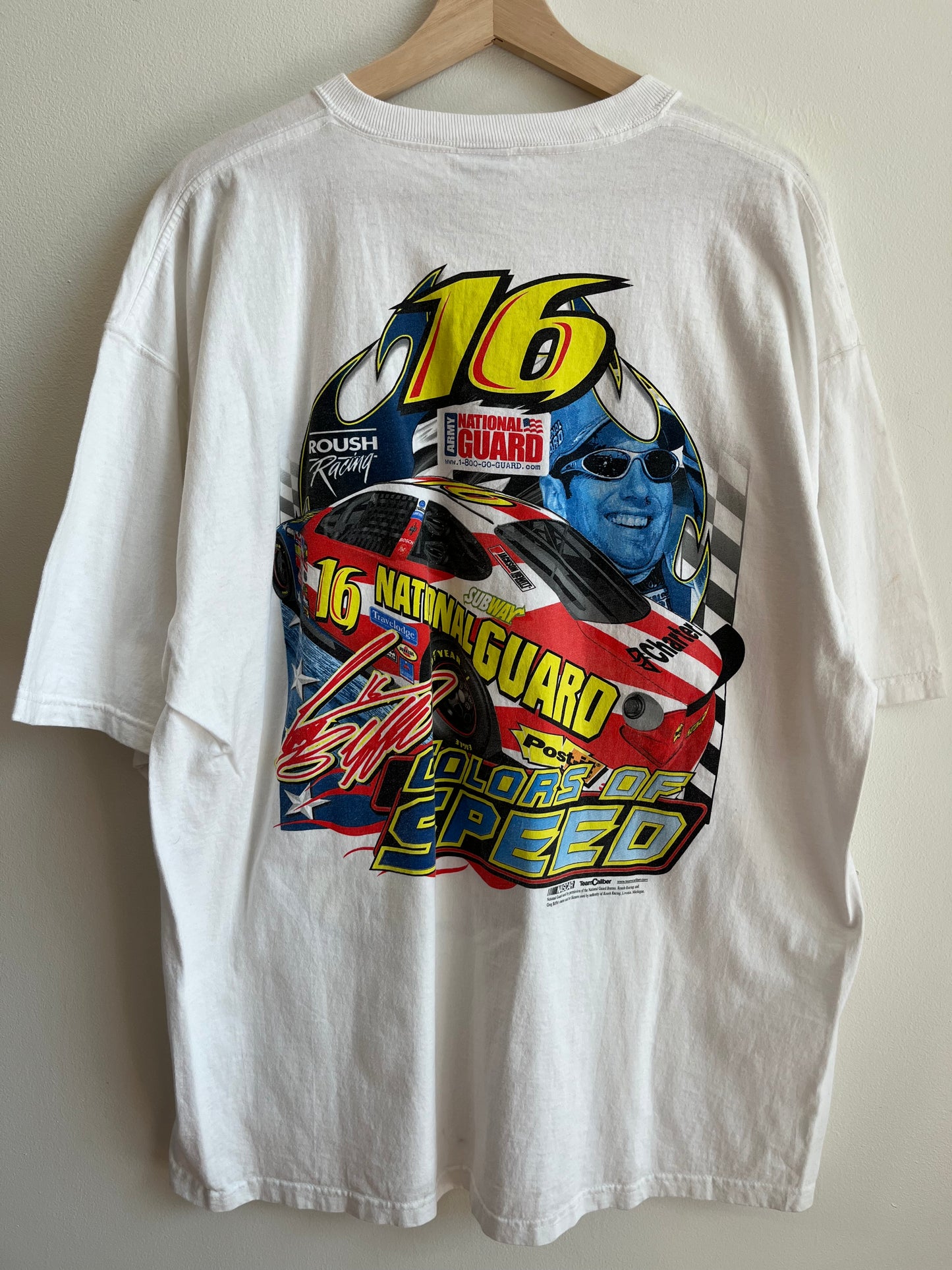 00s Nascar Greg Biffle National Guard Tee (XXL)