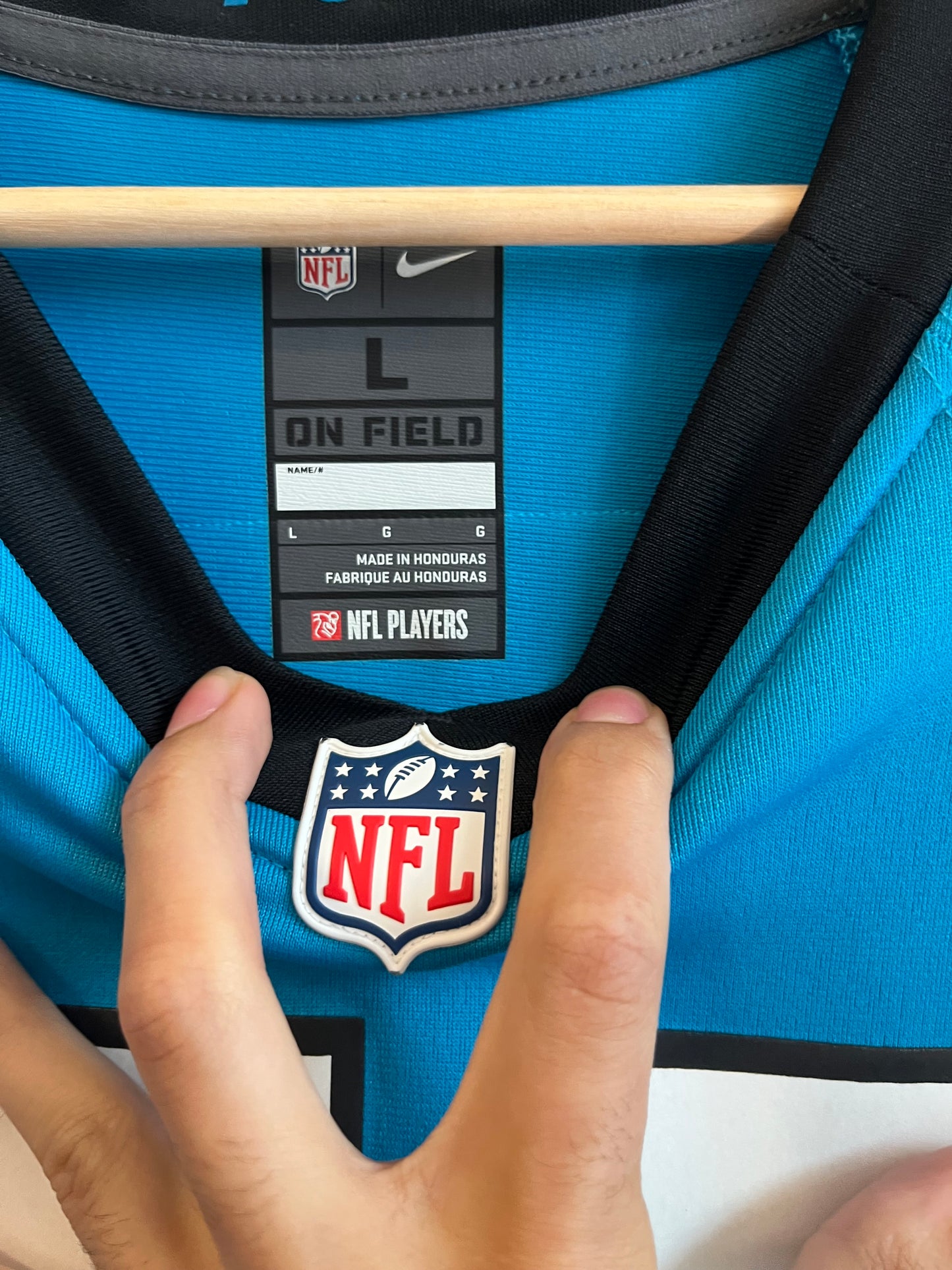 2016 Carolina Panthers Luke Kuechly #59 Blue Nike Jersey (L)