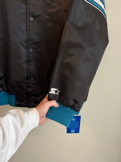 00s Jacksonville Jaguars Vintage Starter Deadstock Satin Jacket (XL)