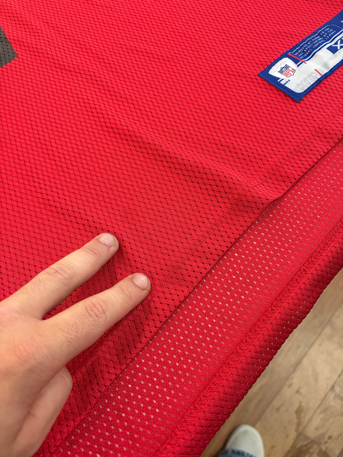 00s Atlanta Falcons Michael Vick Red Jersey (XL)