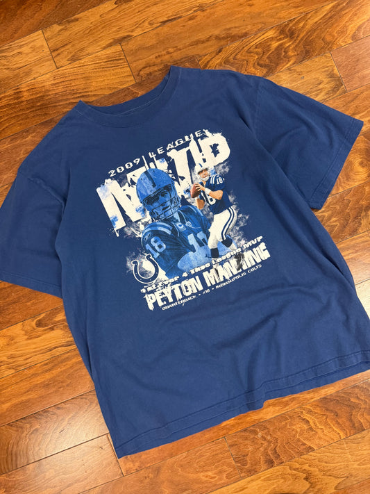 2009 Indianapolis Colts Peyton Manning Tee (XXL)