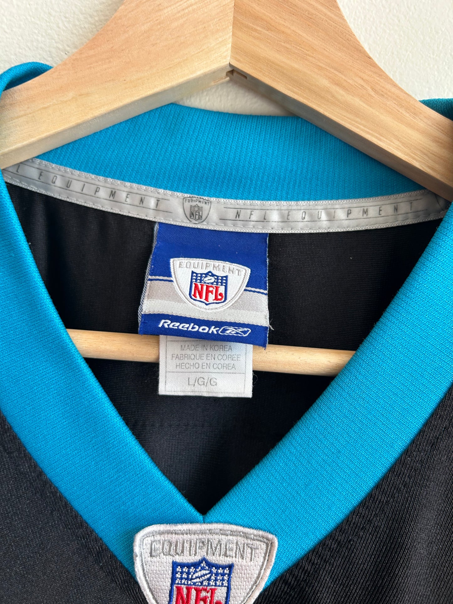 00s Carolina Panthers Julius Peppers Home Jersey (L)