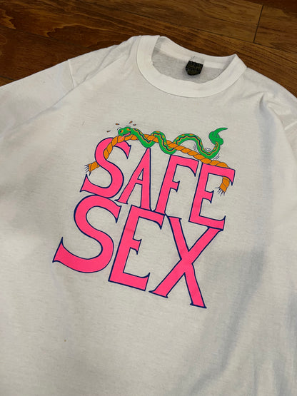 80s Safe Sex Parody Tee (M)