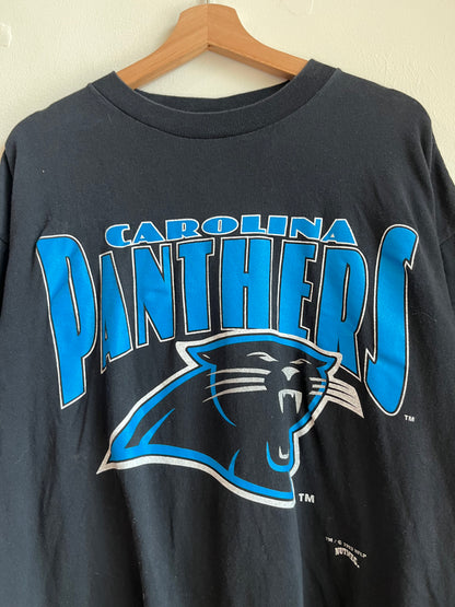 1993 Carolina Panthers Spell Out Nutmeg Tee (XL)