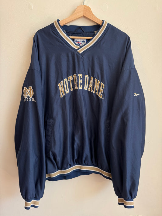 90s Notre Dame University Reebok Windbreaker (XXL)