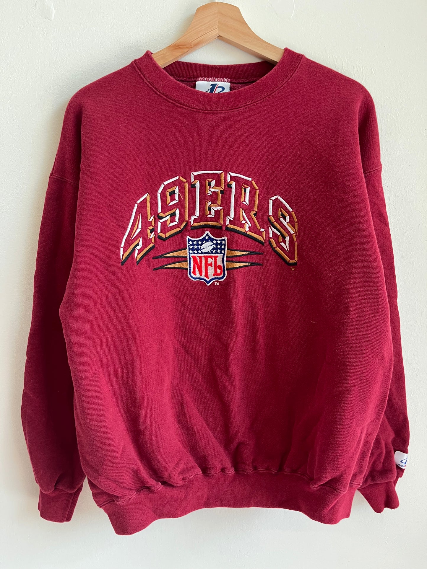 90s San Francisco 49ers NFL Logo Athletic Crewneck (M)