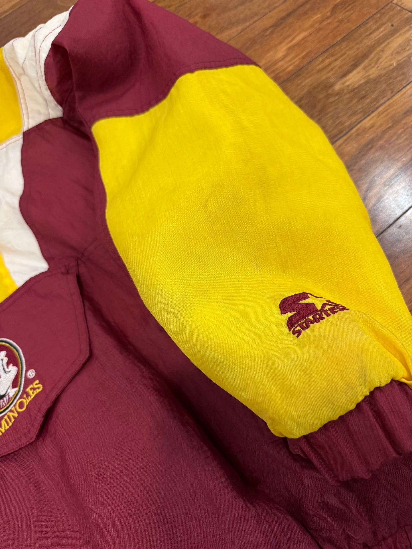 90s Florida State University (FSU) Starter Puffer Jacket (M)