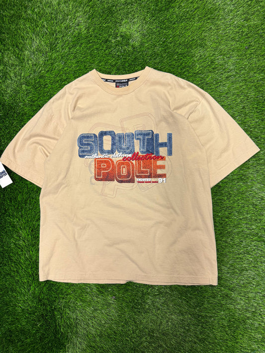 00s South Pole Tan Oversized Tee (XL)