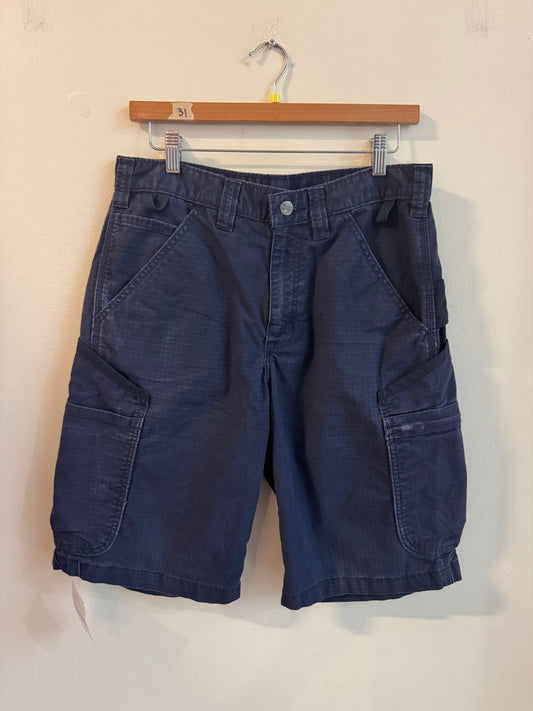 Carhartt Navy Cargo Shorts (31)