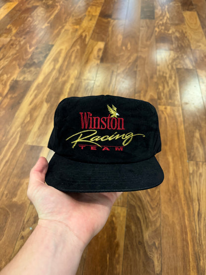 80s Winston Racing Team Black Hat (OS)