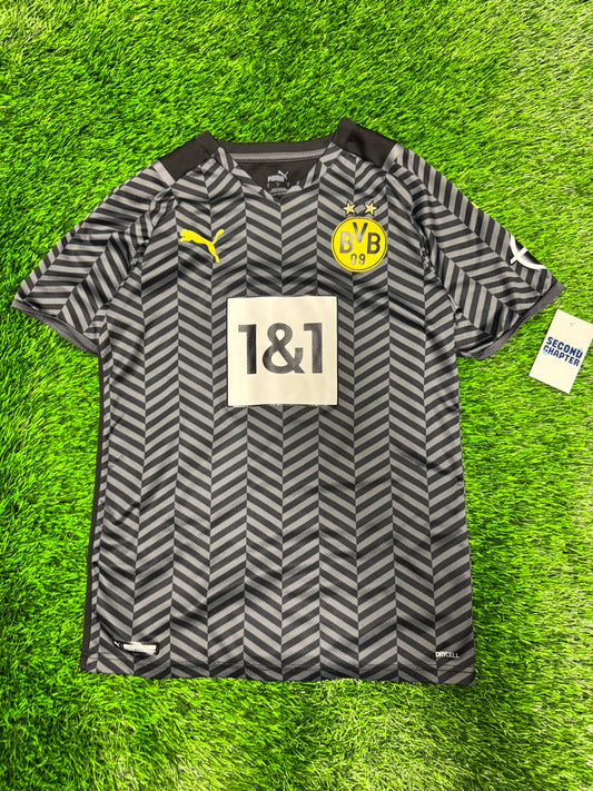 Borussia Dortmund Puma Black Soccer Third Jersey 2021-22 BVB Kit (S)