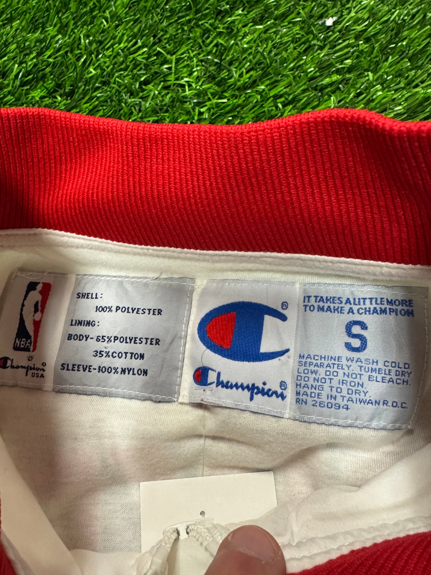 90s 76ers Vintage NBA Champion Warm Up Windbreaker Jacket (S)