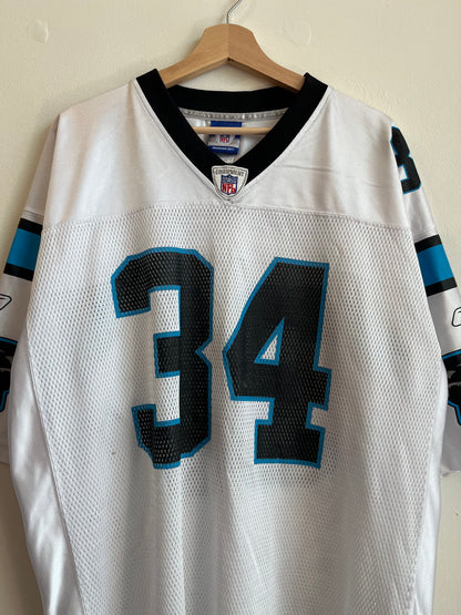 2010s Carolina Panthers DeAngelo Williams Reebok Away Jersey (XL)