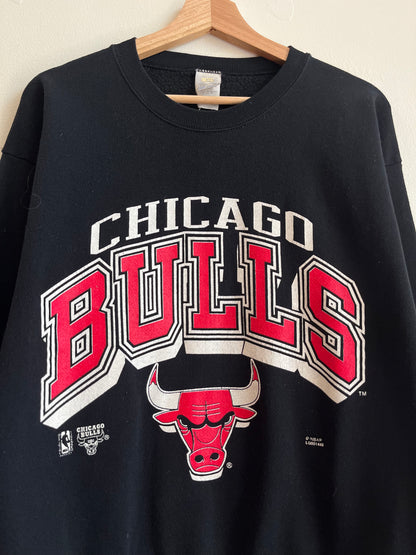 90s Chicago Bulls Competitor NBA Spell Out Crewneck (L)