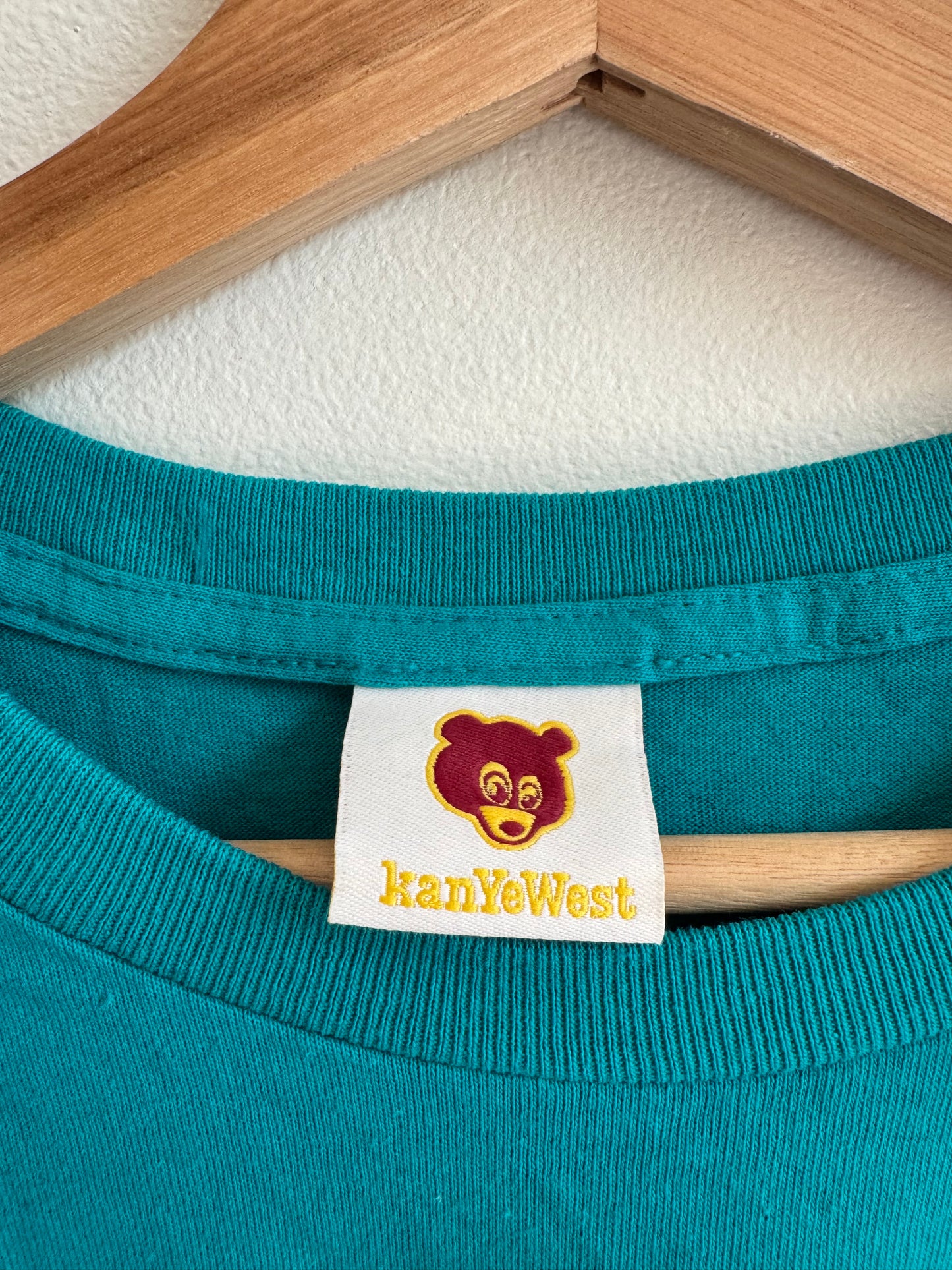 00s Kanye West Teal "Late Registration" Vintage Music Tee (XL)