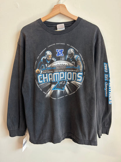 2003 Carolina Panthers NFC Champions Delhomme & Peppers Long Sleeve (L)