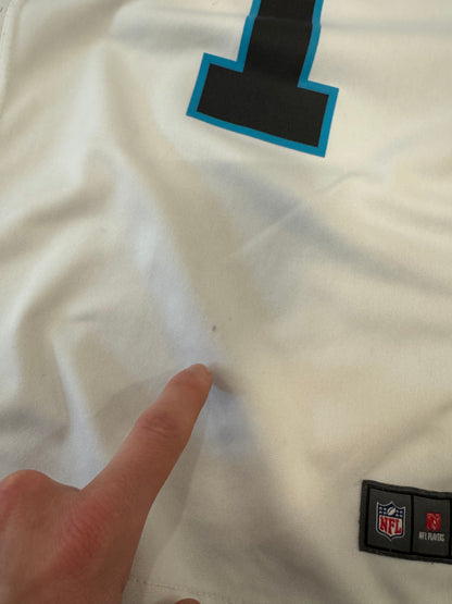 2012 Carolina Panthers Cam Newton Away Jersey (Youth M)
