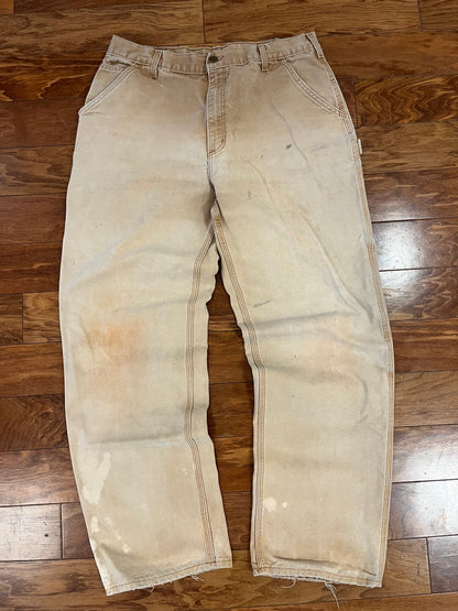 2005 Carhartt Faded Brown Carpenter Pants (36 x 32)