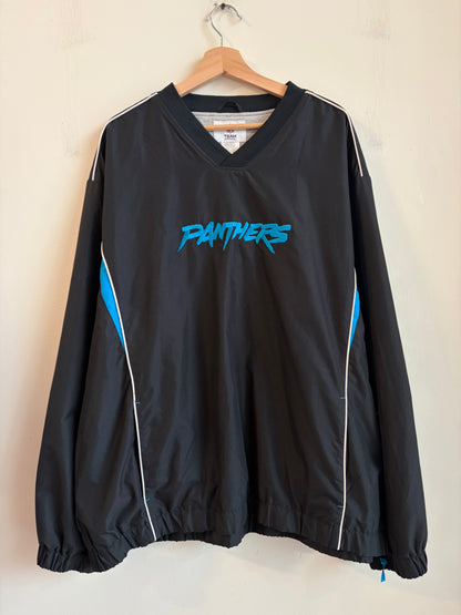 00s Carolina Panthers Cat Scratch NFL Team Windbreaker (XXL)
