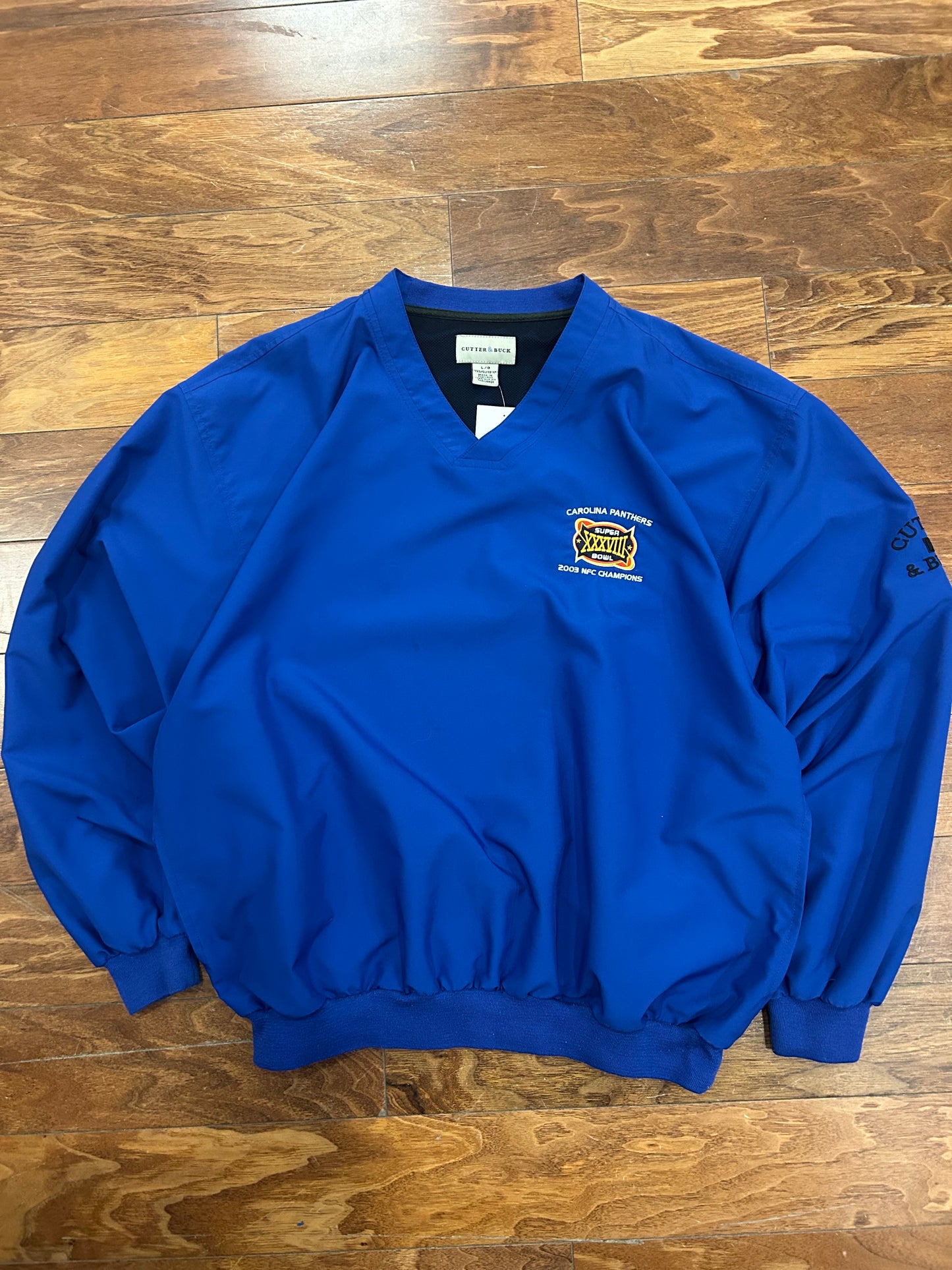 2003 Carolina Panthers Super Bowl Windbreaker (L)