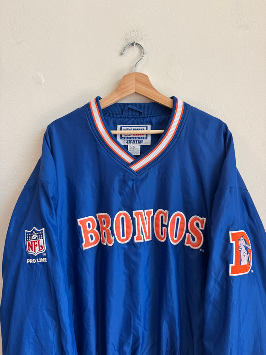 90s Denver Broncos Starter NFL Pro Line Windbreaker (XL)