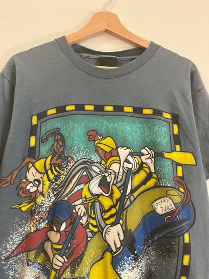 1994 Looney Tunes Bugs and Taz Rafting Tee (L)