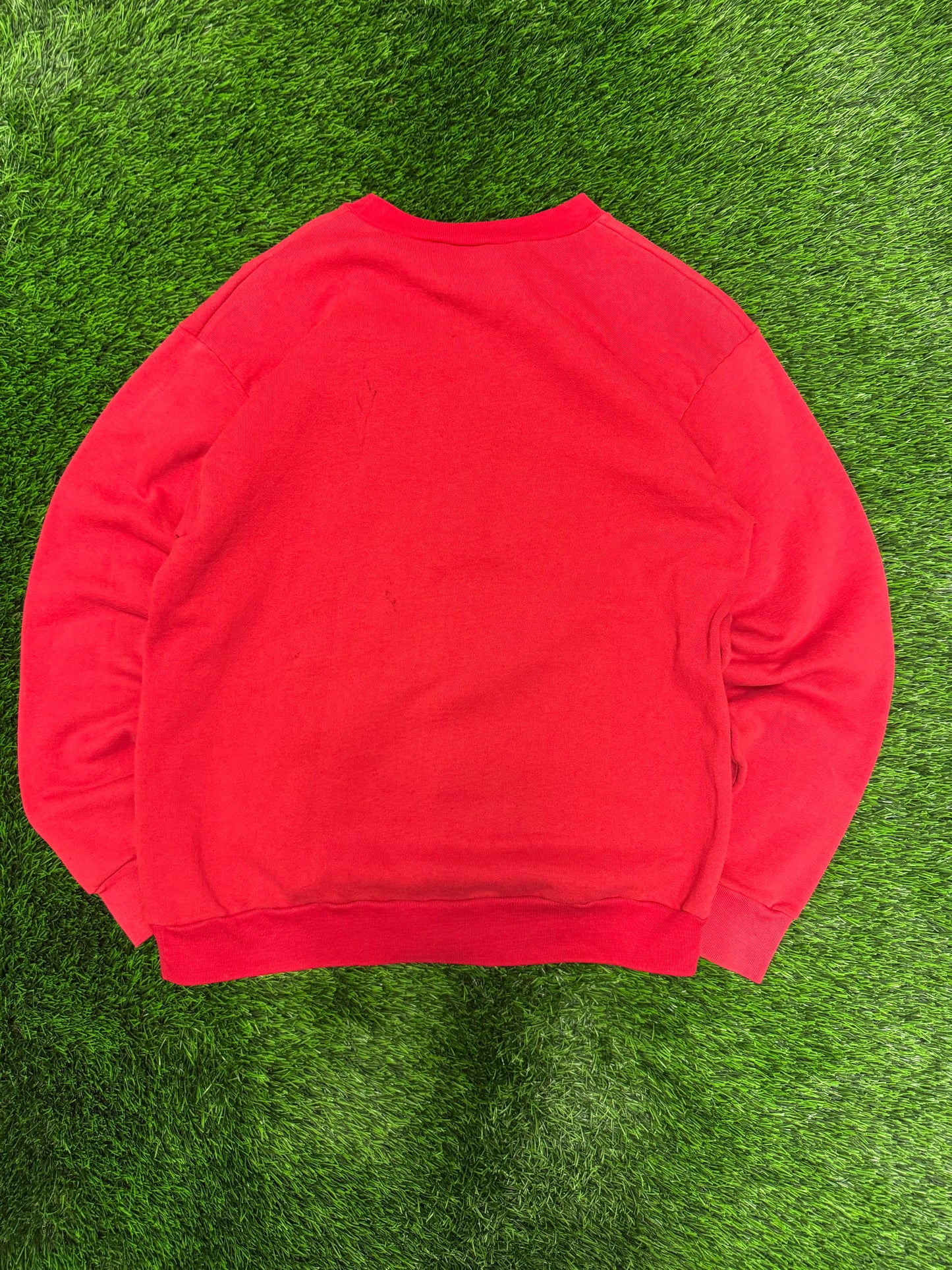 90s University Of Utah Utes Big Spell Out Vintage Crewneck (L)