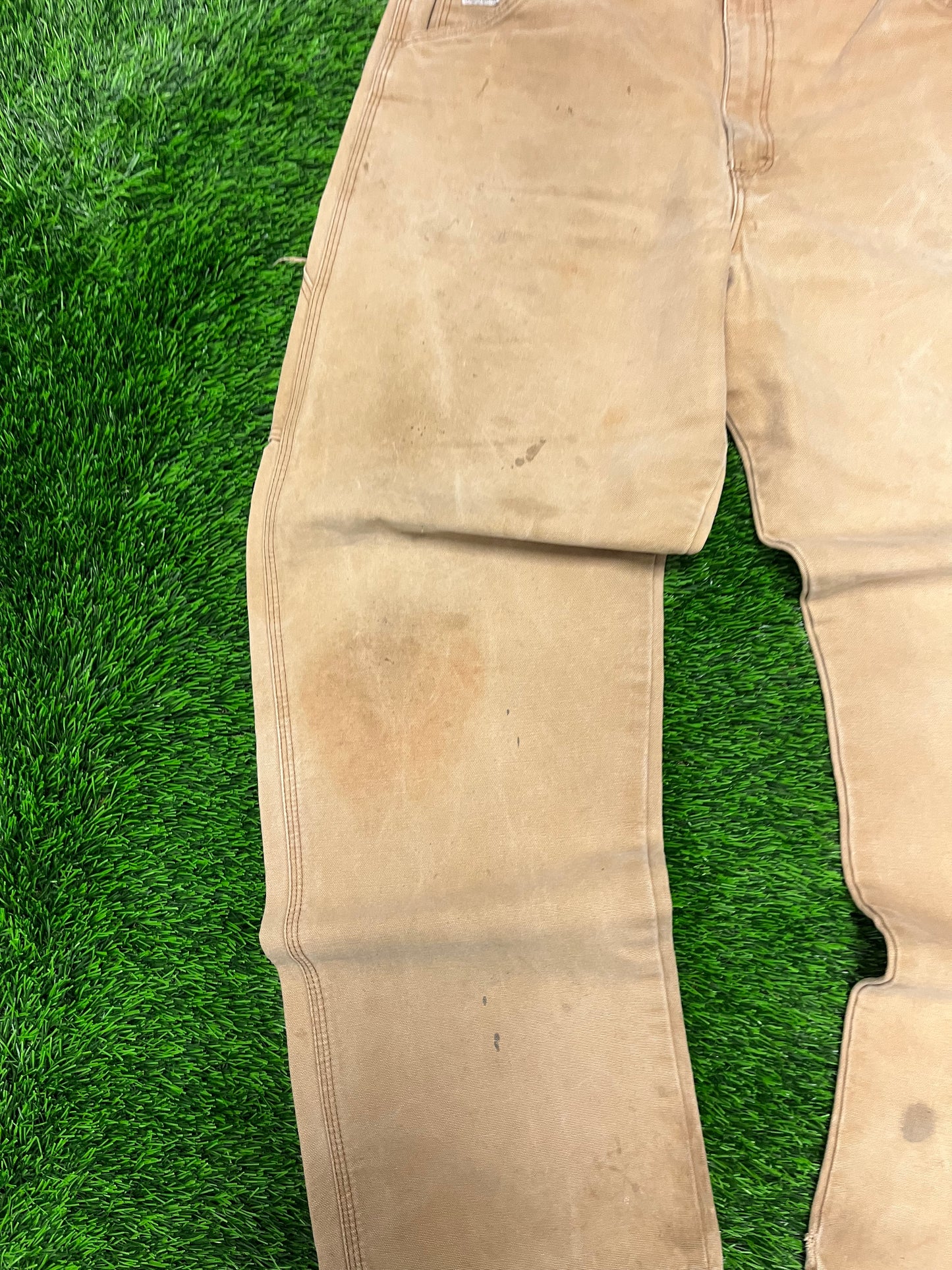 90s Pointer Brand Tan Carpenter Pants (38 x 32)