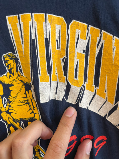 1989 West Virginia Sunkist Fiesta Bowl Tee (L)