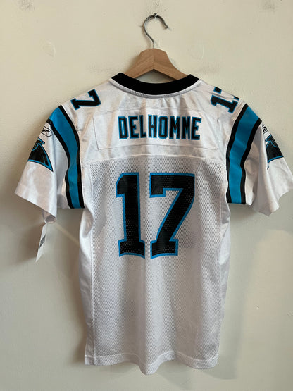 00s Carolina Panthers Jake Delhomme Reebok Away Reebok Jersey (Youth L)