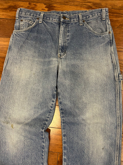 00s Dickies Red Tab Mid Wash Jeans (36 x 32)