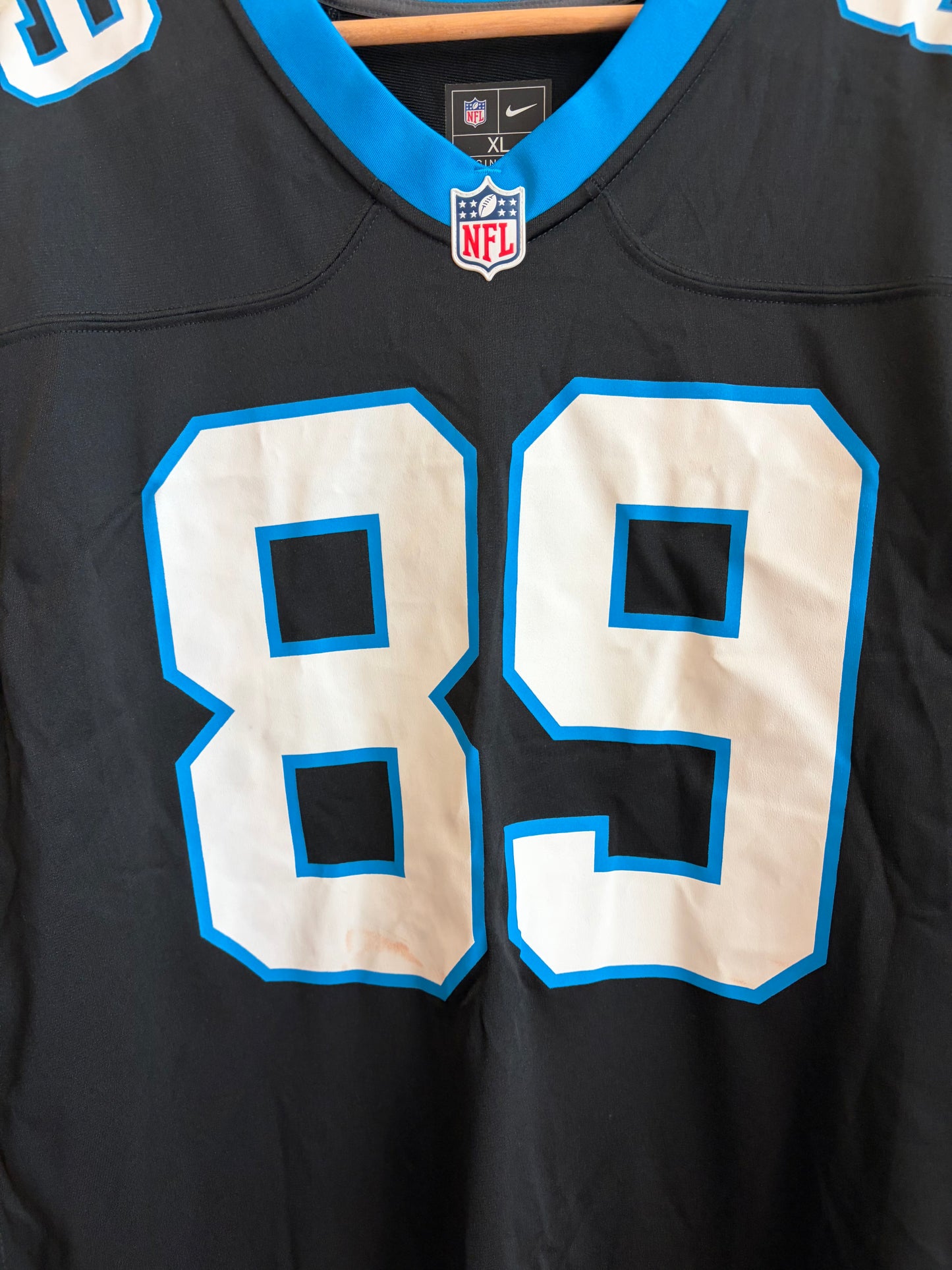 2023 Carolina Panthers Steve Smith Sr Flawed Jersey (XL)