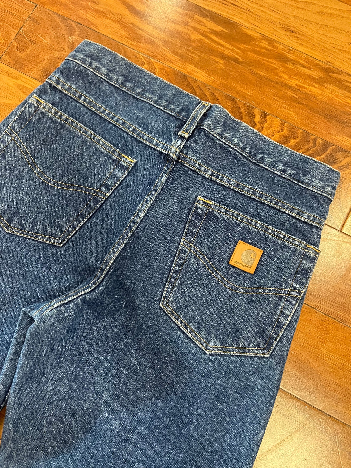 2016 Carhartt Dark Wash Jean Shorts (30)
