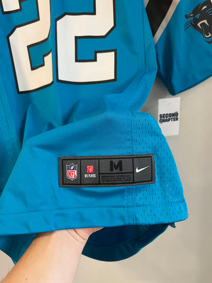 2010s Carolina Panthers Christian McCaffery Blue Nike Jersey (M)