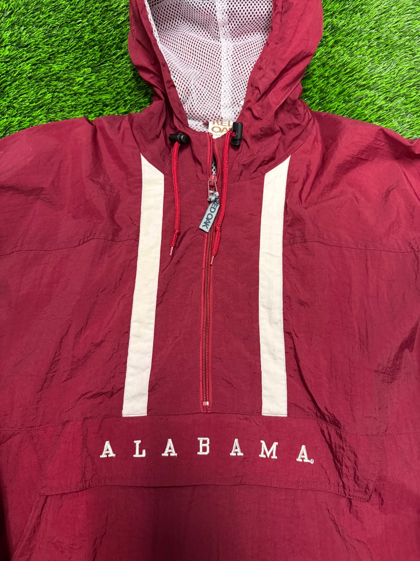 90s University of Alabama Red Oak Windbreaker (XL)