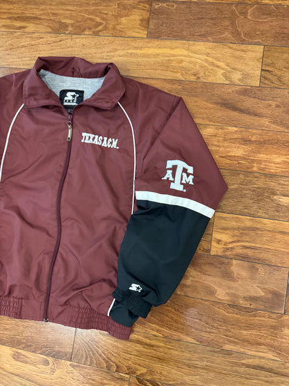 00s Texas A&M Vintage Starter Windbreaker (Youth L)