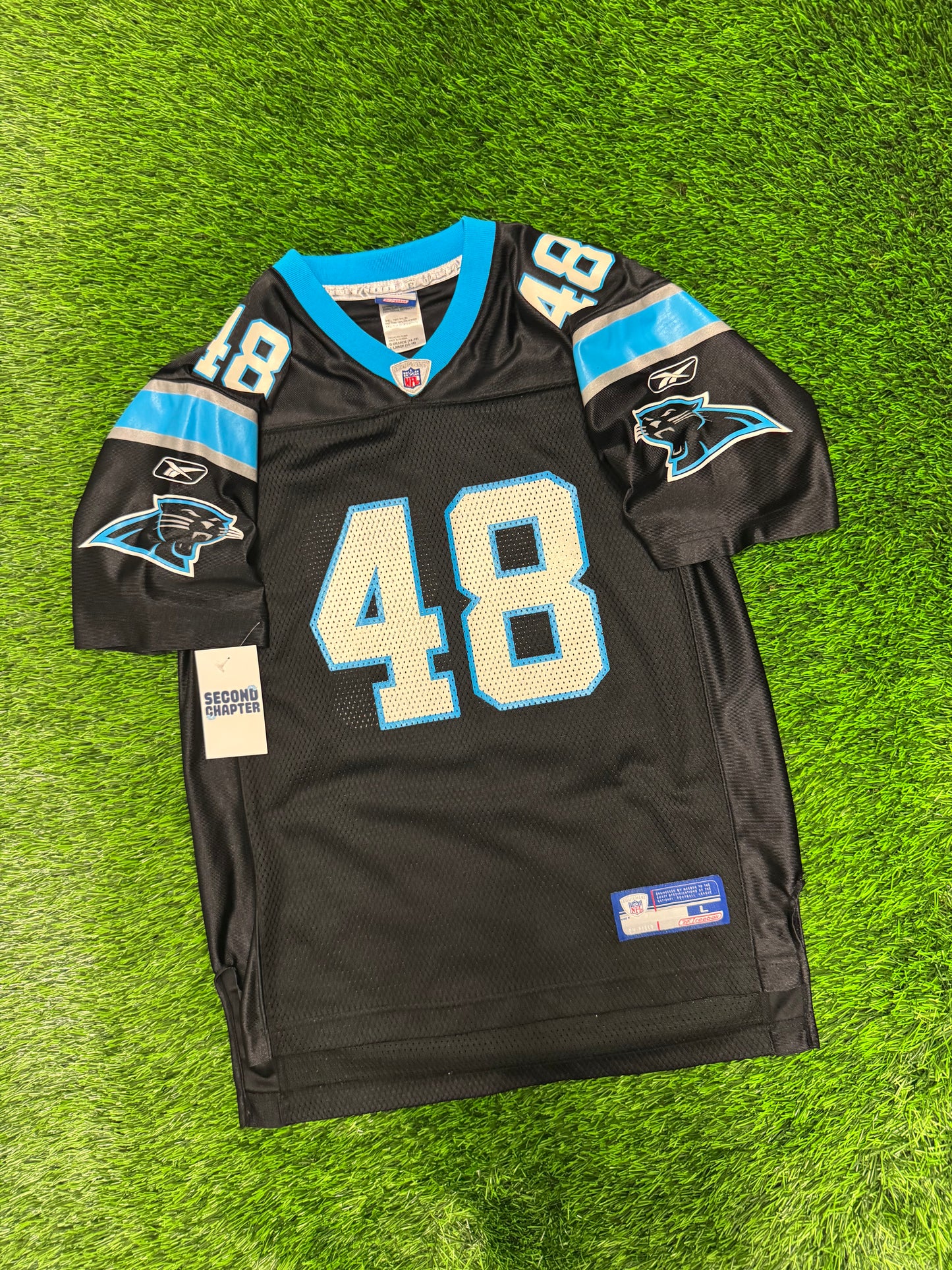 Carolina Panthers Stephen Davis #48 Reebok Jersey (Youth L)