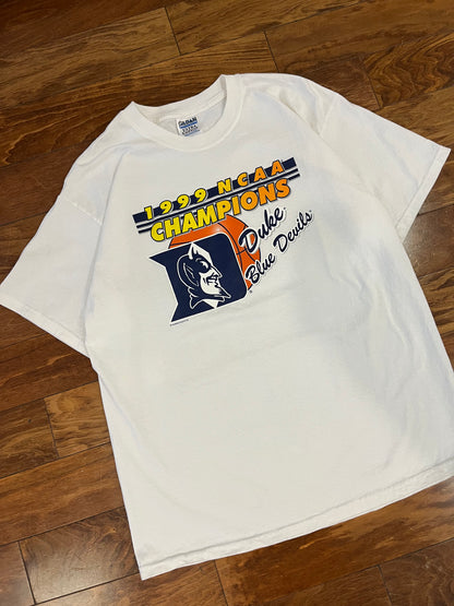1999 Duke Blue Devils NCAA Champs Tee (XL)