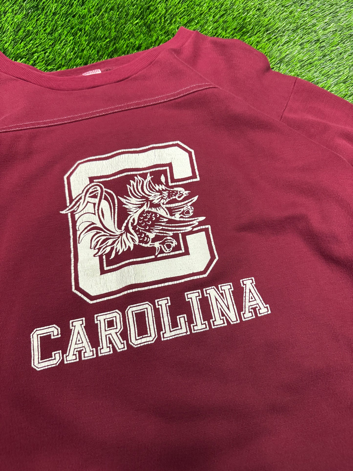 80s University of South Carolina (USC) Gamecocks Women's Long Sleeve Tee (XL)