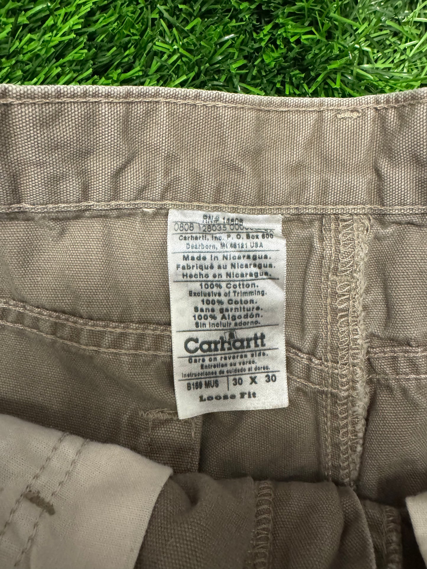 2008 Vintage Carhartt Cement Workwear Carpenter Pants (30 x 30)