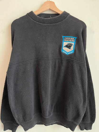 90s Carolina Panthers Lee Patched Sweater (M)