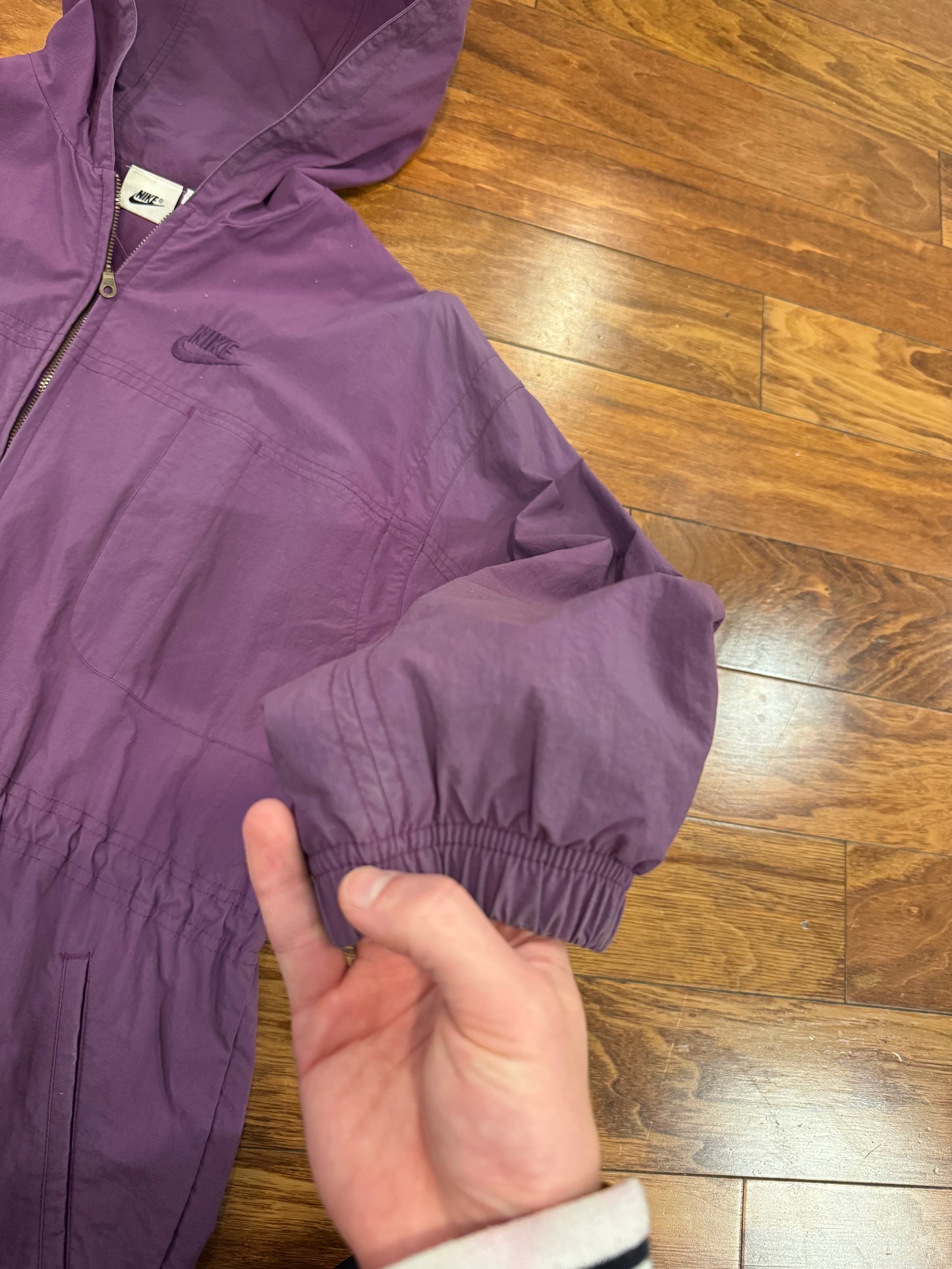 90s Nike Purple Parka Vintage Faded Jacket (S)