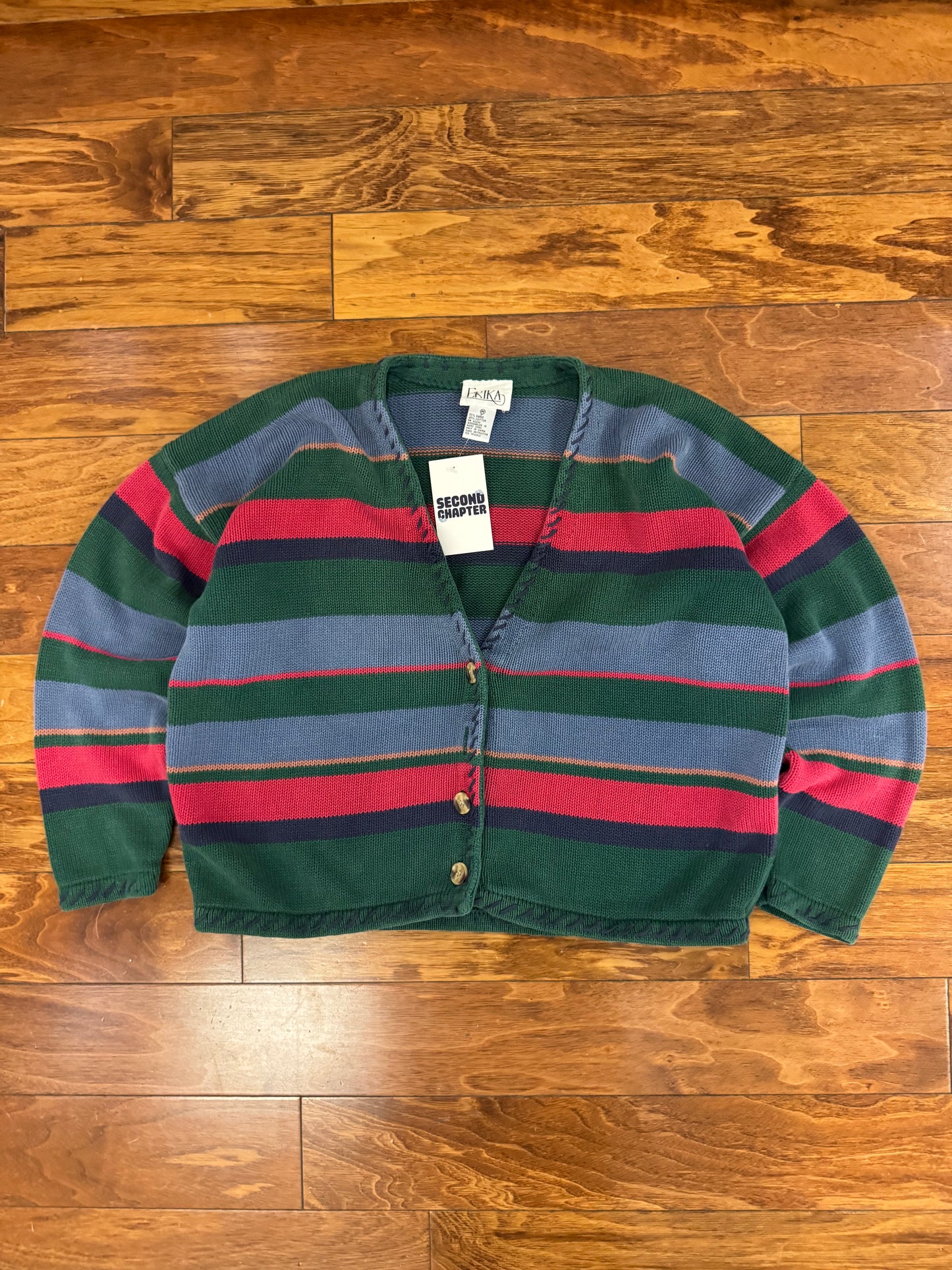 90s Erika Women's Cardigan Sweater (M)