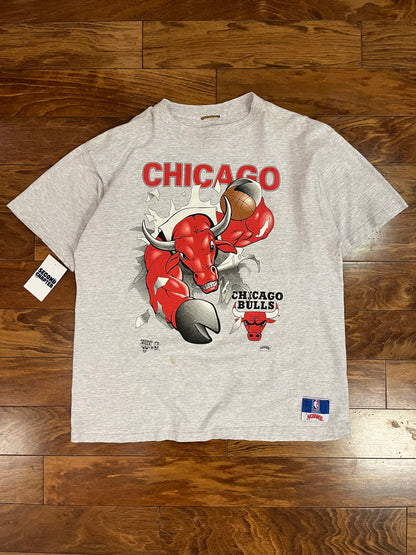 90s Chicago Bulls Breakthrough Nutmeg NBA Tee (XL)