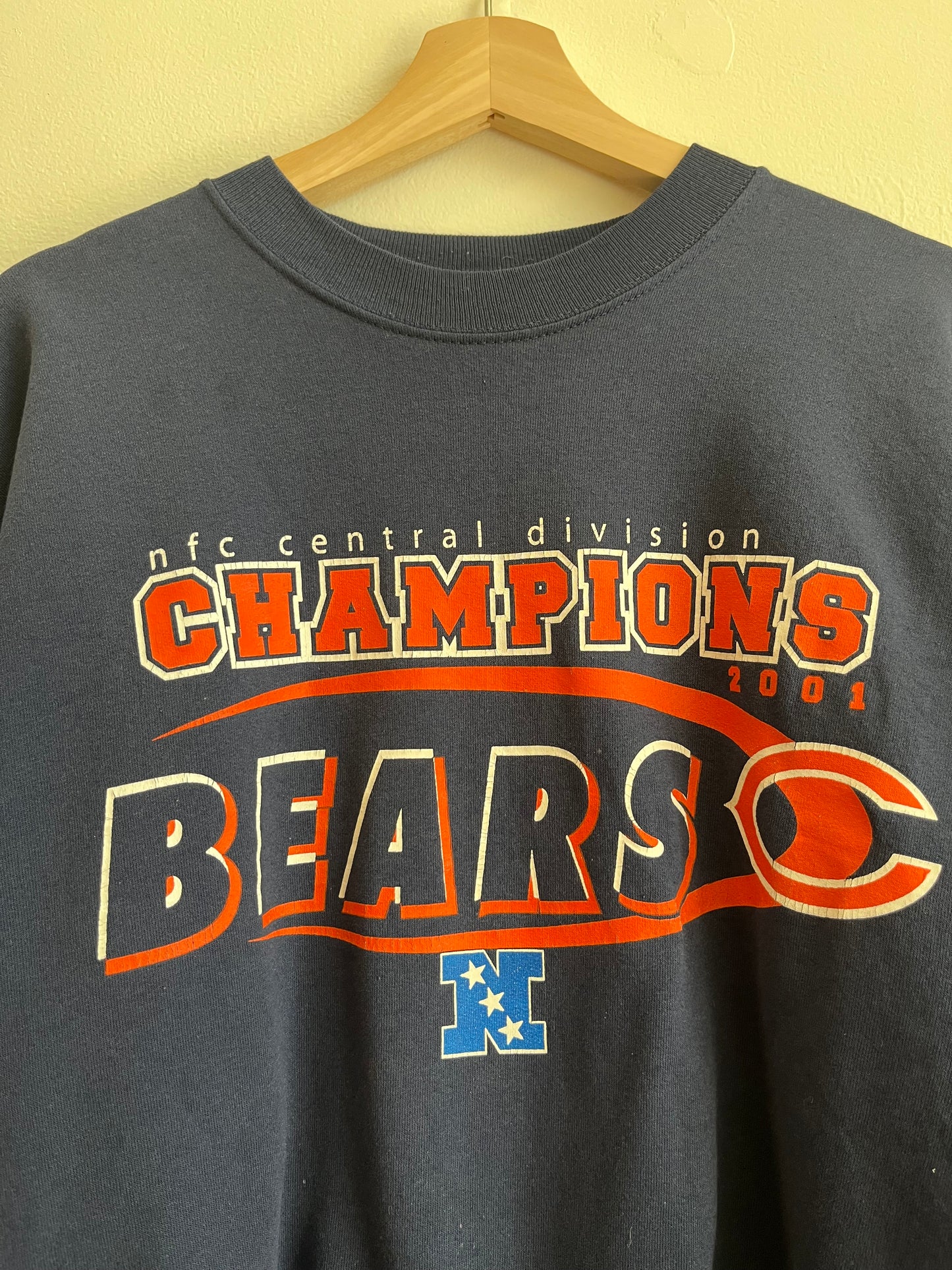 2001 Chicago Bears NFC Champions Crewneck (L)