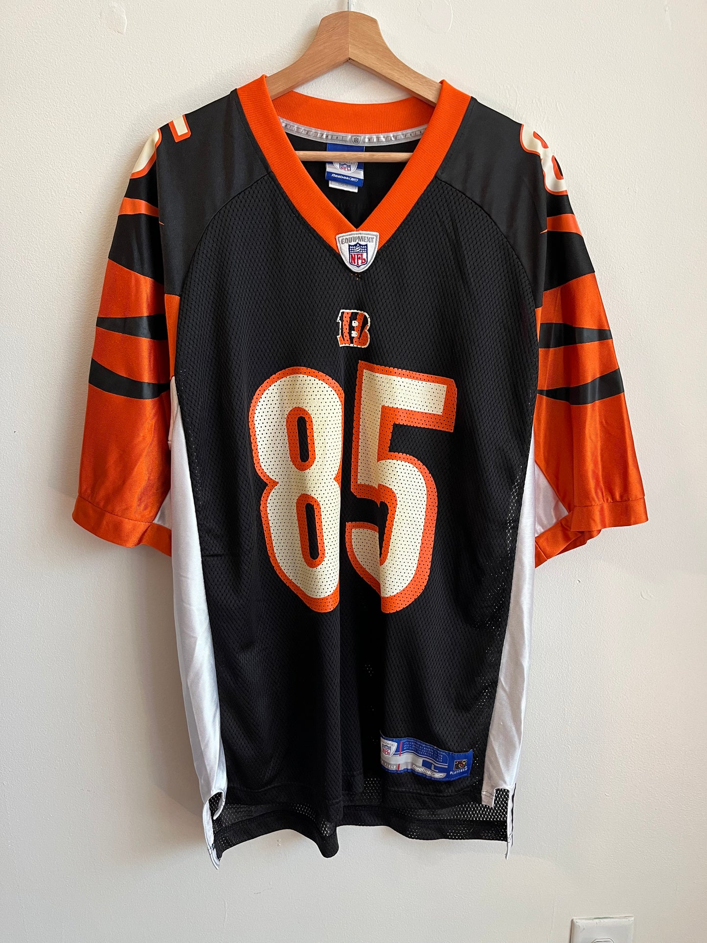 00s Cincinnati Bengals Ocho Cinco Chad Johnson Reebok Jersey (L)