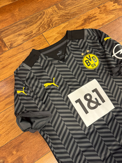 Borussia Dortmund Puma Black Soccer Third Jersey 2021-22 BVB Kit (S)