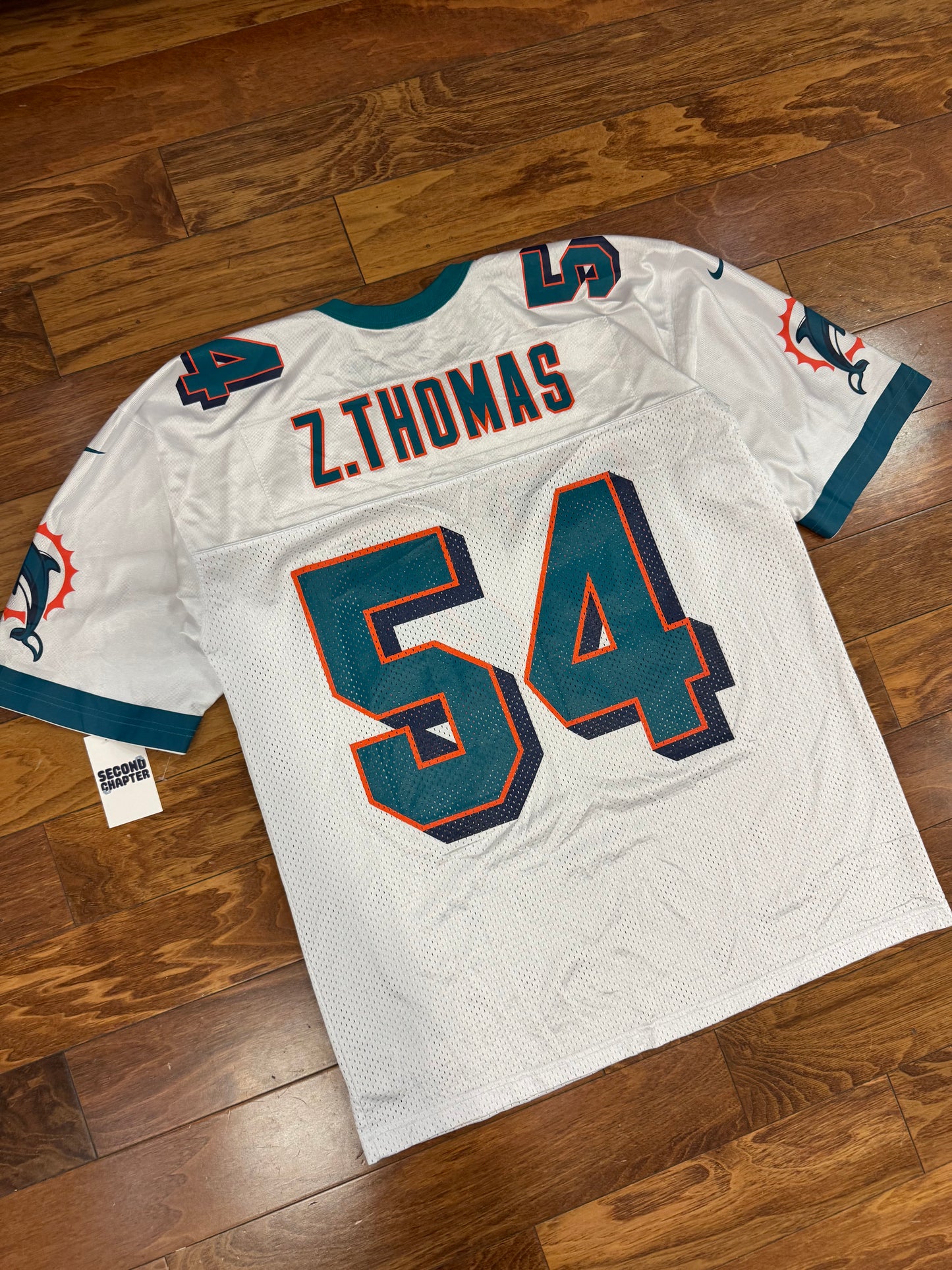 00s Miami Dolphins Z. Thomas Away Nike NFL Jersey (L)